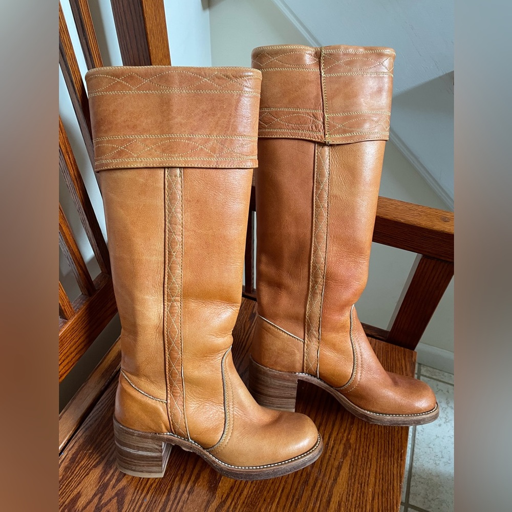 RARE Vintage FRYE Boots (original 1970s black label), size 5.5 (women’s)